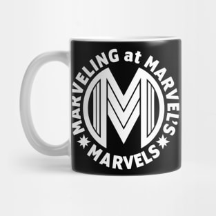 Marveling Logo in White Mug